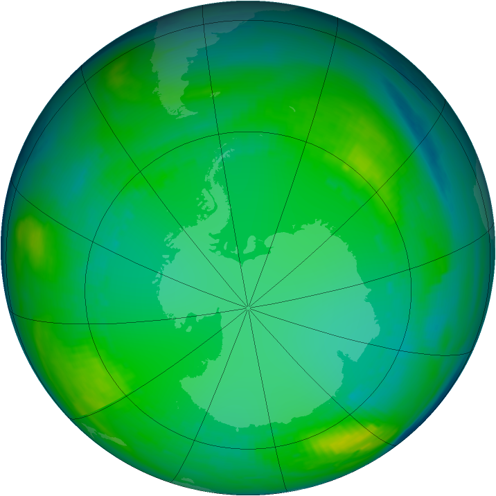 Ozone Map 1980-07-24